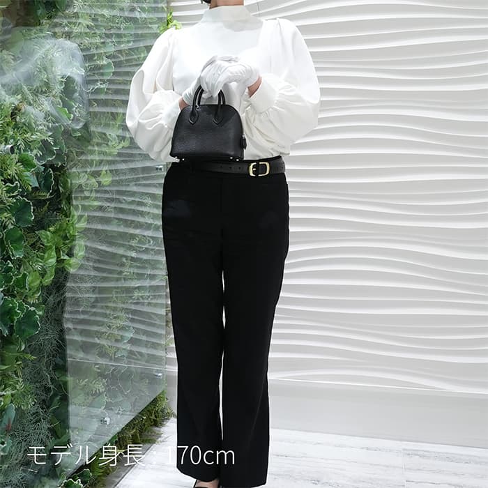 HERMES エルメス ボリード 1923 ミニ シェーブル ノワール シルバー金具 29