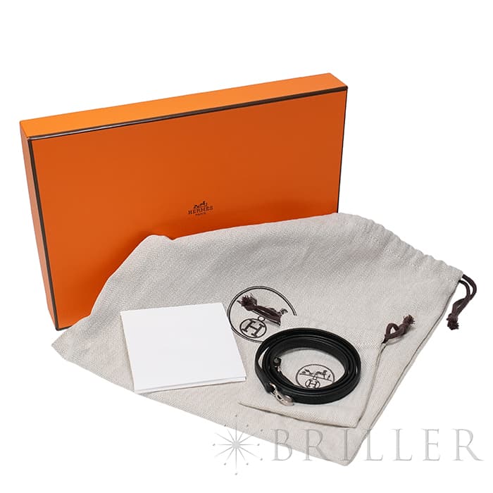 HERMES エルメス ボリード 1923 ミニ シェーブル ノワール シルバー金具 7