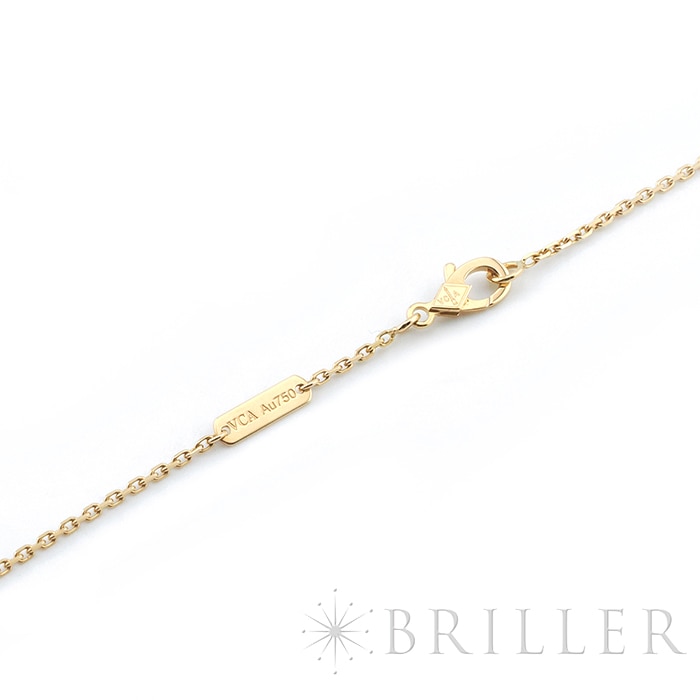 Van Cleef & Arpels ヴァン クリーフ&アーペル アルハンブラ ヴィンテージ アルハンブラ ペンダント ネックレス イエローゴールド マラカイト VCARO9VA00 8