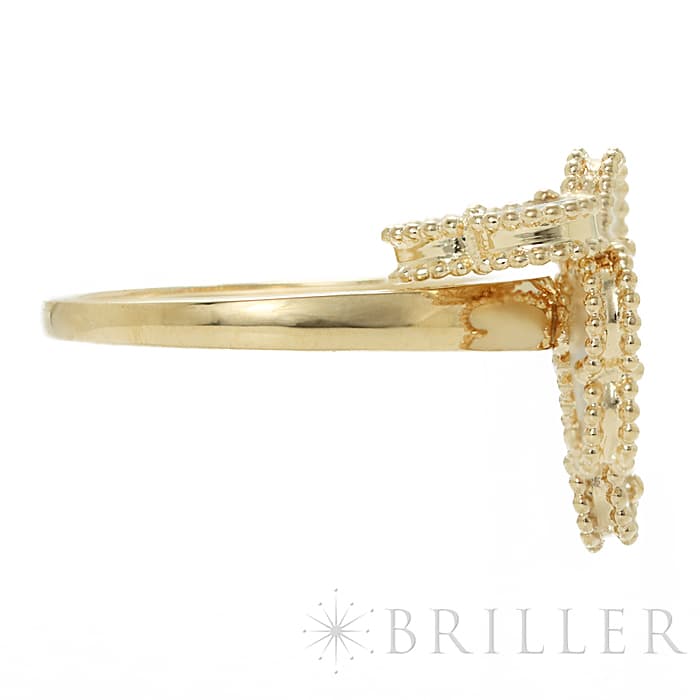 Van Cleef & Arpels ヴァン クリーフ&アーペル スウィートアルハンブラリング エフィヤージュ VCARN5P353 12号 10