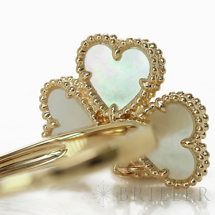 Van Cleef & Arpels ヴァン クリーフ&アーペル スウィートアルハンブラリング エフィヤージュ VCARN5P353 12号 4