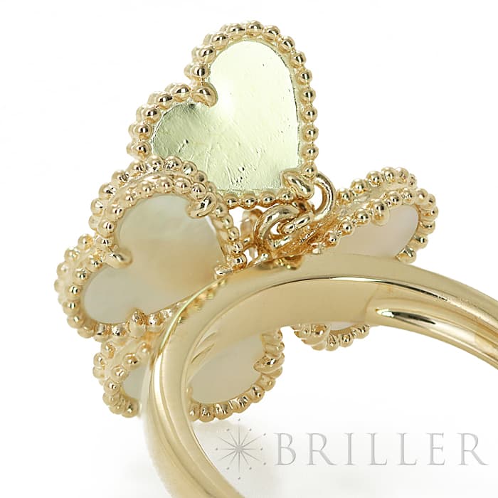 Van Cleef & Arpels ヴァン クリーフ&アーペル スウィートアルハンブラリング エフィヤージュ VCARN5P353 12号 8