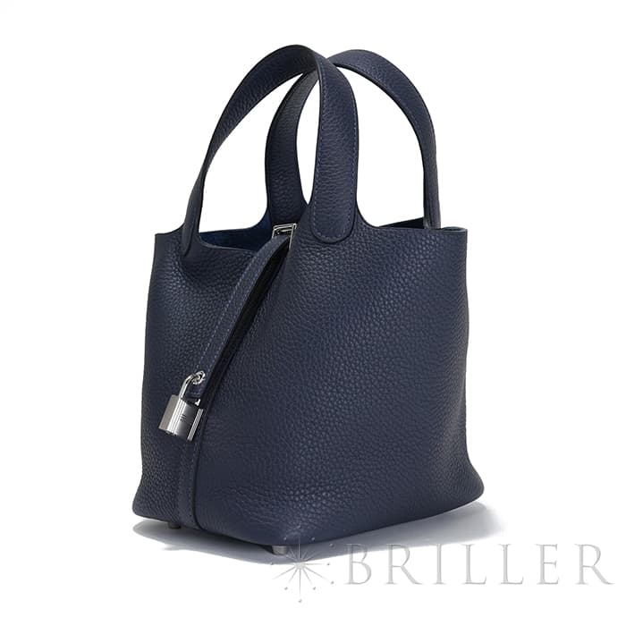 HERMES エルメス ピコタン ロックPM トリヨンクレマンス ブリューニュイ シルバー金具 12