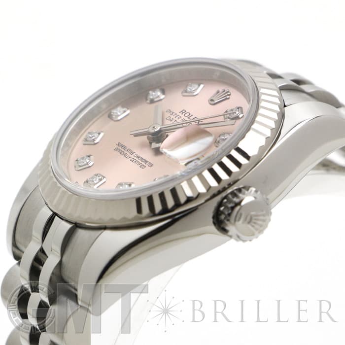 ROLEX ロレックス デイトジャスト 179174G ピンク ランダムシリアル 17