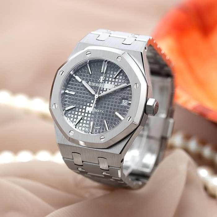 AUDEMARS PIGUET オーデマ・ピゲ ロイヤルオーク 37mm 15450ST.OO.1256ST.02 グレー 2