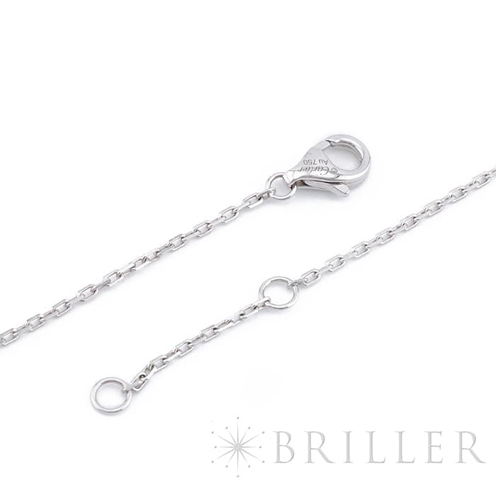 CARTIER カルティエ ジュストアンクル ネックレス ホワイトゴールド ダイヤモンド B3046900 10