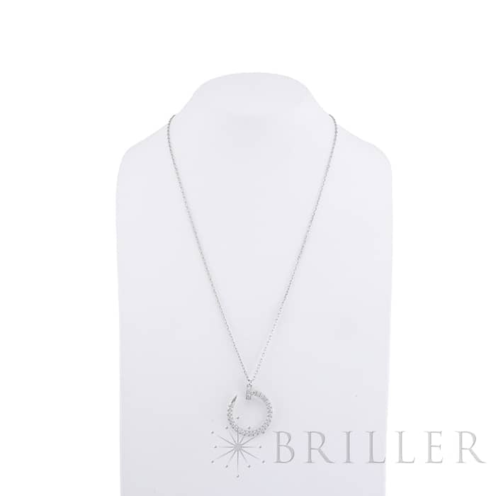 CARTIER カルティエ ジュストアンクル ネックレス ホワイトゴールド ダイヤモンド B3046900 13