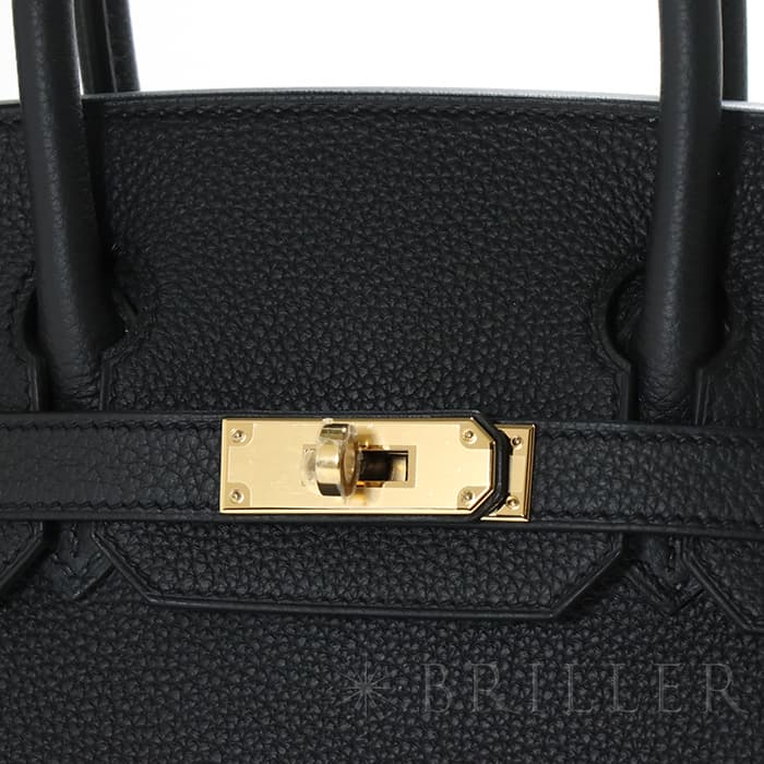 HERMES エルメス バーキン 30 トゴ ブラック ゴールド金具 10