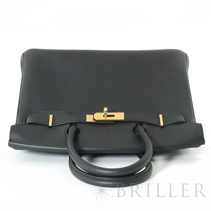 HERMES エルメス バーキン 30 トゴ ブラック ゴールド金具 20