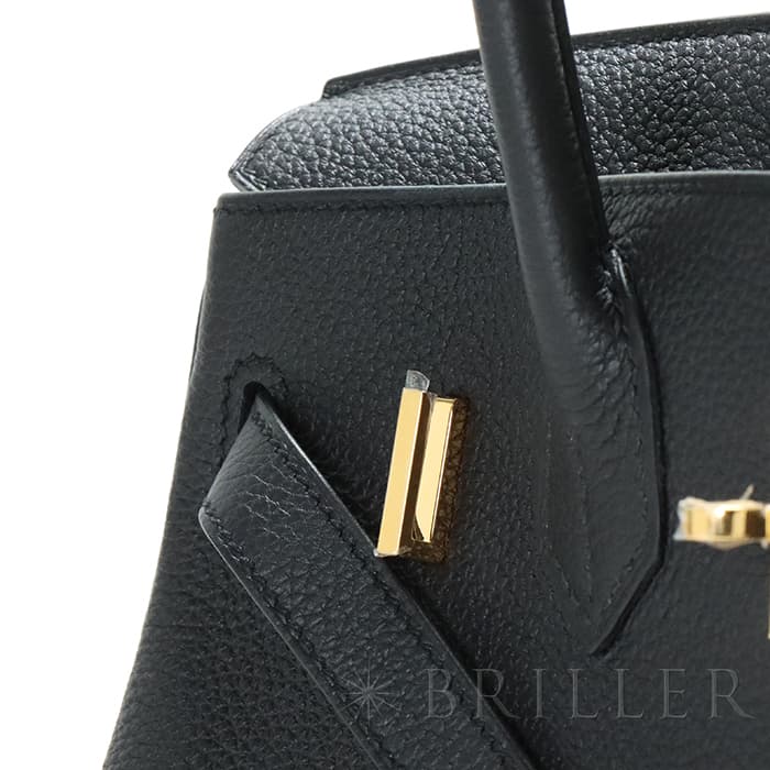 HERMES エルメス バーキン 30 トゴ ブラック ゴールド金具 7