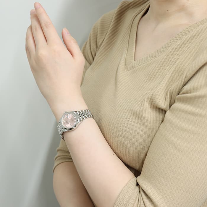 新品 Rolex ロレックス デイトジャスト 28 g ピンク 10pダイヤ 商品id 詳細ページ レディースブランド サロン Briller レディース腕時計 ブランドバッグ ブランドジュエリーのオンラインストア