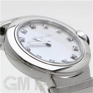 BVLGARI ブルガリ ルチェア ホワイトMOP 12Pダイヤ 28mm LU28WSS/12
