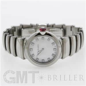 BVLGARI ブルガリ ルチェア ホワイトMOP 12Pダイヤ 28mm LU28WSS/12