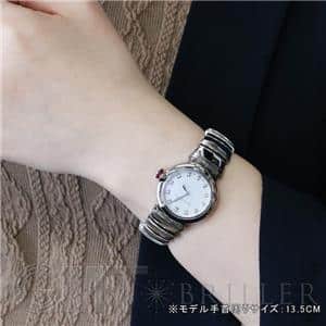 BVLGARI ブルガリ ルチェア ホワイトMOP 12Pダイヤ 28mm LU28WSS/12