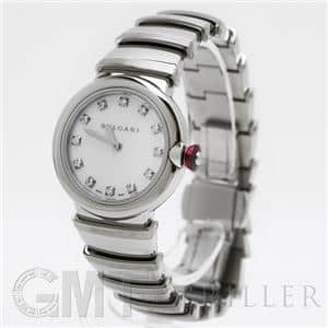 BVLGARI ブルガリ ルチェア ホワイトMOP 12Pダイヤ 28mm LU28WSS/12