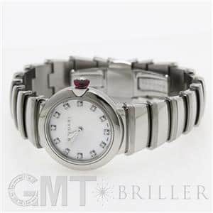 BVLGARI ブルガリ ルチェア ホワイトMOP 12Pダイヤ 28mm LU28WSS/12