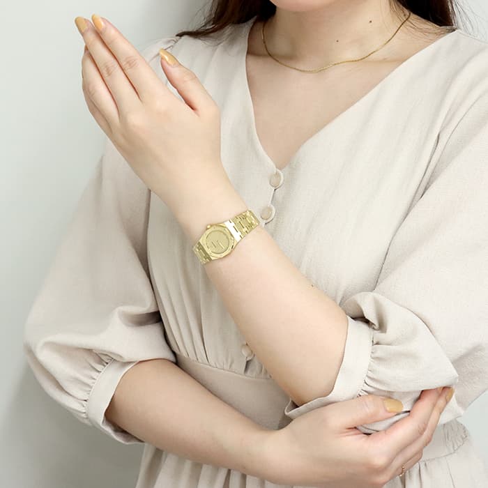 AUDEMARS PIGUET オーデマ・ピゲ ロイヤルオーク レディ イエローゴールド シャンパン 29