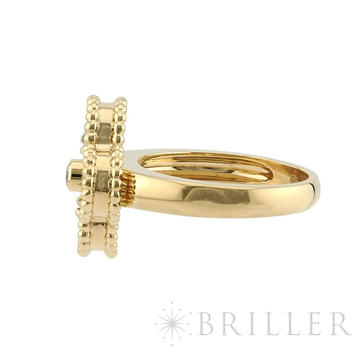 Van Cleef & Arpels ヴァン クリーフ&アーペル アルハンブラ ヴィンテージアルハンブラ リング イエローゴールド マザーオブパール ダイヤモンド VCARA41152 12