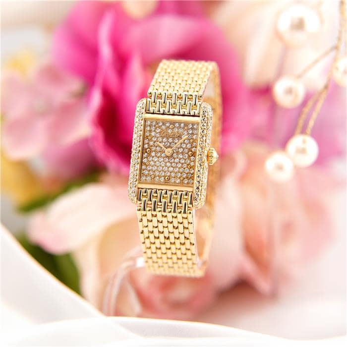 CARTIER カルティエ タンク ルイ カルティエ SM イエローゴールド パヴェダイヤモンド 2