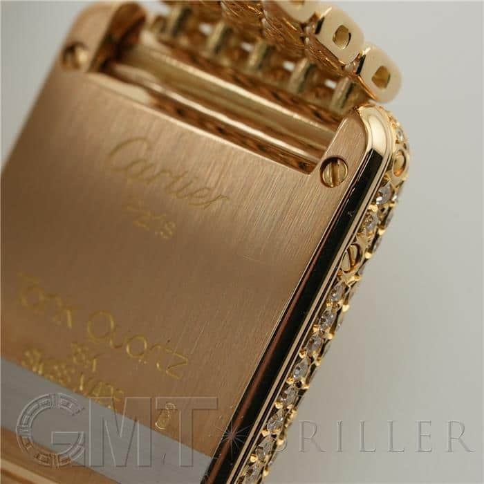 CARTIER カルティエ タンク ルイ カルティエ SM イエローゴールド パヴェダイヤモンド 6