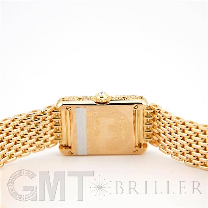 CARTIER カルティエ タンク ルイ カルティエ SM イエローゴールド パヴェダイヤモンド 8
