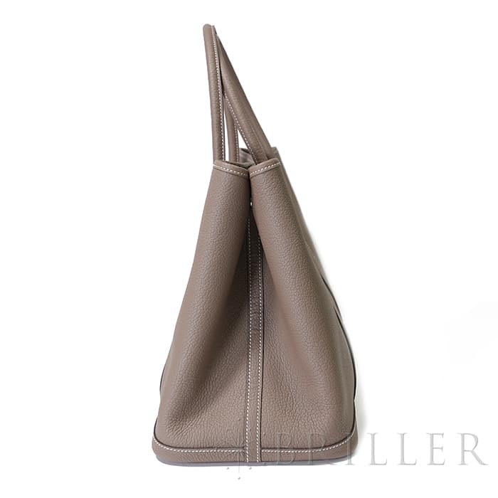 HERMES エルメス ガーデンパーティー 36/PM ネゴンダ エトゥープ シルバー金具 14