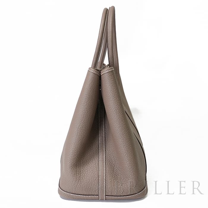 HERMES エルメス ガーデンパーティー 36/PM ネゴンダ エトゥープ シルバー金具 15