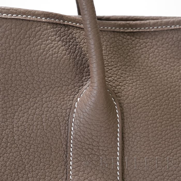 HERMES エルメス ガーデンパーティー 36/PM ネゴンダ エトゥープ シルバー金具 16
