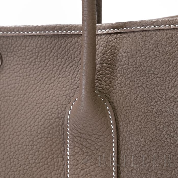 HERMES エルメス ガーデンパーティー 36/PM ネゴンダ エトゥープ シルバー金具 17