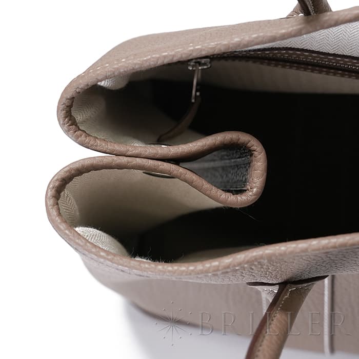 HERMES エルメス ガーデンパーティー 36/PM ネゴンダ エトゥープ シルバー金具 18
