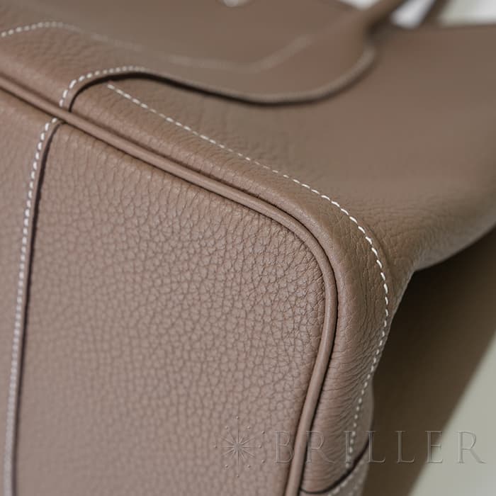 HERMES エルメス ガーデンパーティー 36/PM ネゴンダ エトゥープ シルバー金具 21