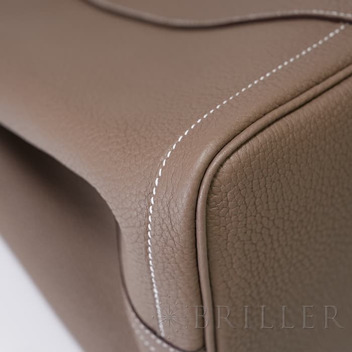 HERMES エルメス ガーデンパーティー 36/PM ネゴンダ エトゥープ シルバー金具 22