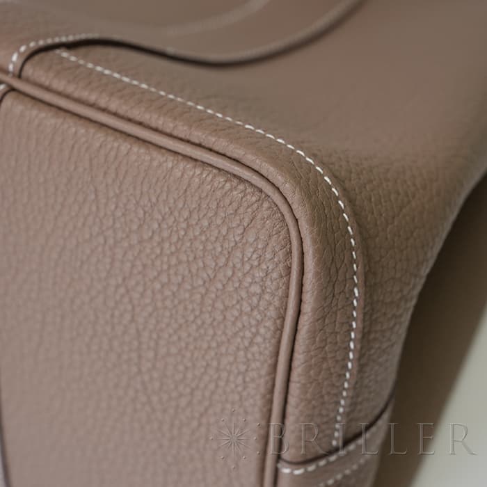 HERMES エルメス ガーデンパーティー 36/PM ネゴンダ エトゥープ シルバー金具 23