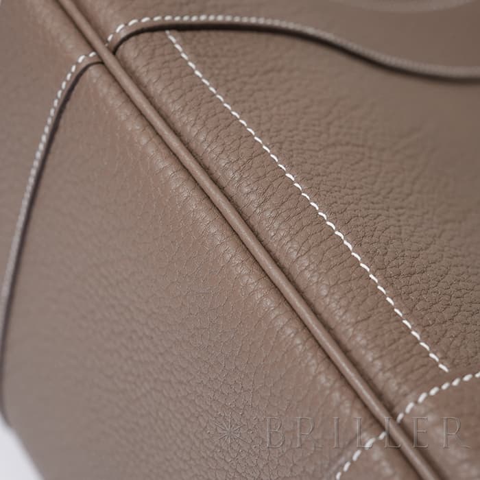 HERMES エルメス ガーデンパーティー 36/PM ネゴンダ エトゥープ シルバー金具 25