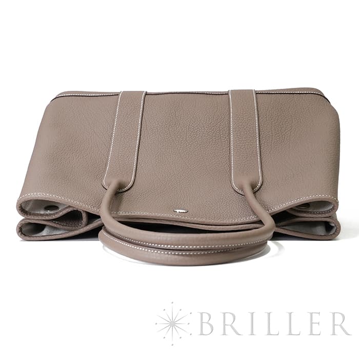 HERMES エルメス ガーデンパーティー 36/PM ネゴンダ エトゥープ シルバー金具 8