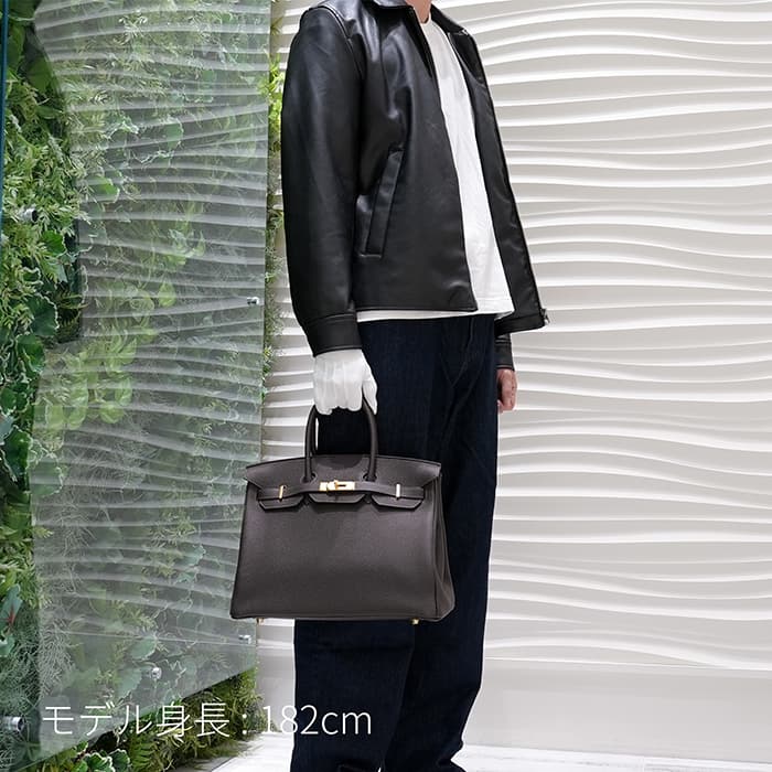 HERMES エルメス バーキン 35 トゴ べブラン ゴールド金具 28