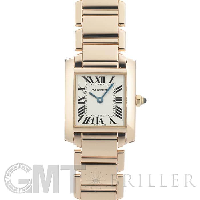 中古)CARTIER カルティエ タンク フランセーズ W500264H SM ピンク 中古)CARTIER カルティエ タンク フランセーズ W500264H SM ピンク
