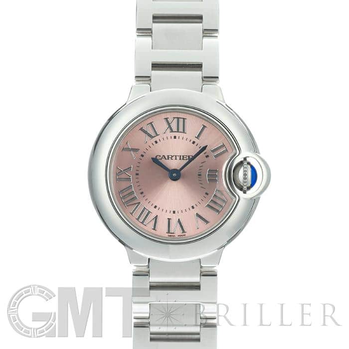 中古)CARTIER カルティエ バロンブルー SM W6920038 ピンク（商品ID 