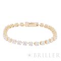 CARTIER カルティエ テニス ブレスレット イエローゴールド ダイヤモンド 8.50Ct メイン