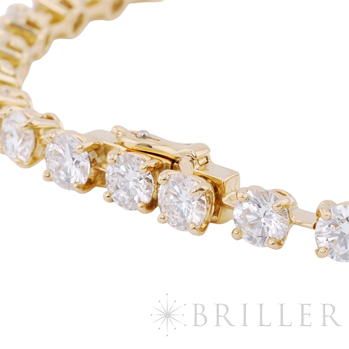 CARTIER カルティエ テニス ブレスレット イエローゴールド ダイヤモンド 8.50Ct 9