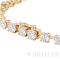 CARTIER カルティエ テニス ブレスレット イエローゴールド ダイヤモンド 8.50Ct 9