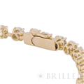 CARTIER カルティエ テニス ブレスレット イエローゴールド ダイヤモンド 8.50Ct 10