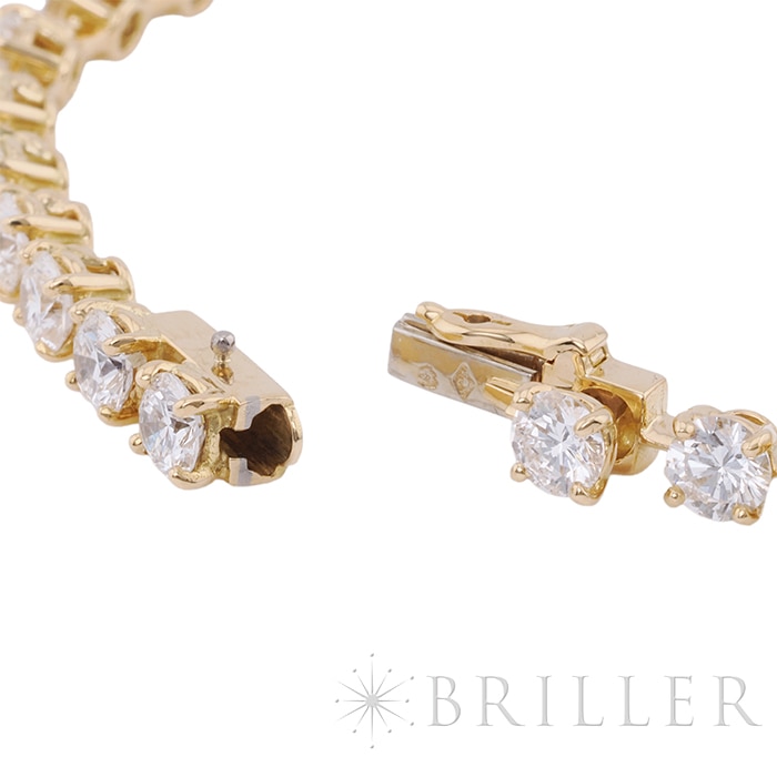 CARTIER カルティエ テニス ブレスレット イエローゴールド ダイヤモンド 8.50Ct 11