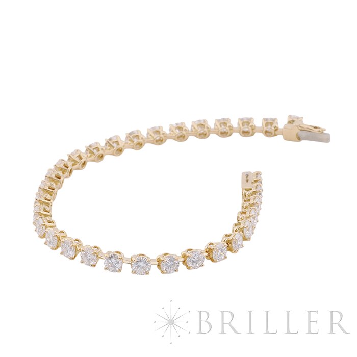 CARTIER カルティエ テニス ブレスレット イエローゴールド ダイヤモンド 8.50Ct 12