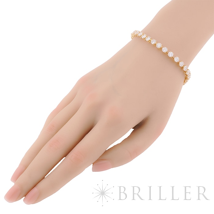 CARTIER カルティエ テニス ブレスレット イエローゴールド ダイヤモンド 8.50Ct 13