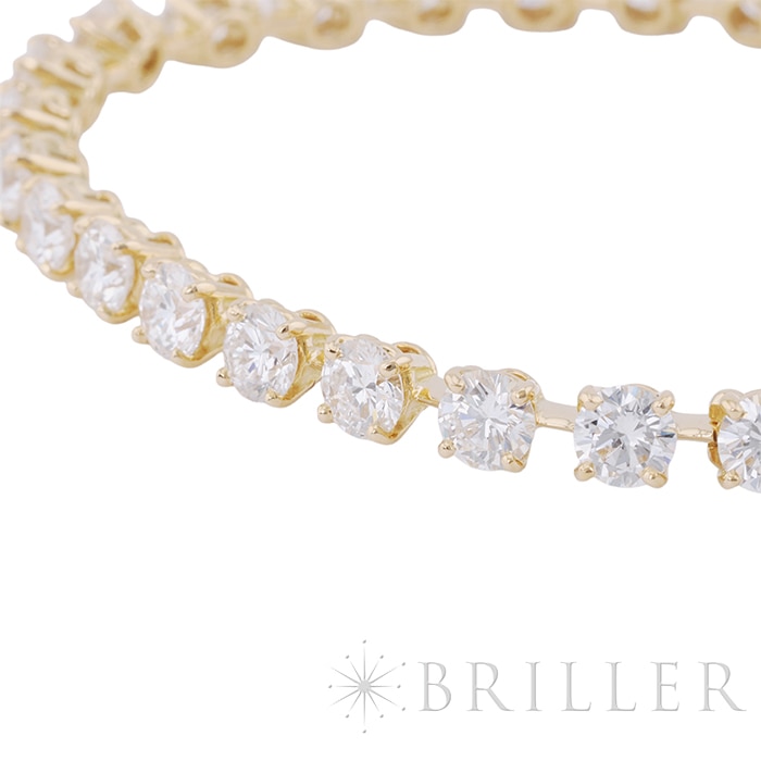 CARTIER カルティエ テニス ブレスレット イエローゴールド ダイヤモンド 8.50Ct 3