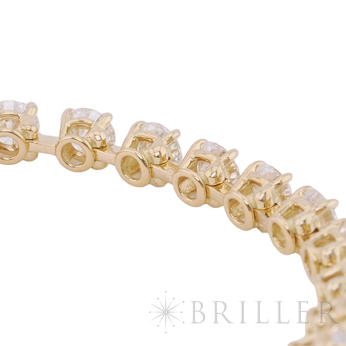 CARTIER カルティエ テニス ブレスレット イエローゴールド ダイヤモンド 8.50Ct 4