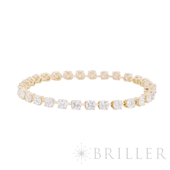 CARTIER カルティエ テニス ブレスレット イエローゴールド ダイヤモンド 8.50Ct 5