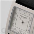 HERMES エルメス Hウォッチ ミニ 21mm ノワール シルバー HH1.110.227 12