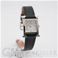 HERMES エルメス Hウォッチ ミニ 21mm ノワール シルバー HH1.110.227 19